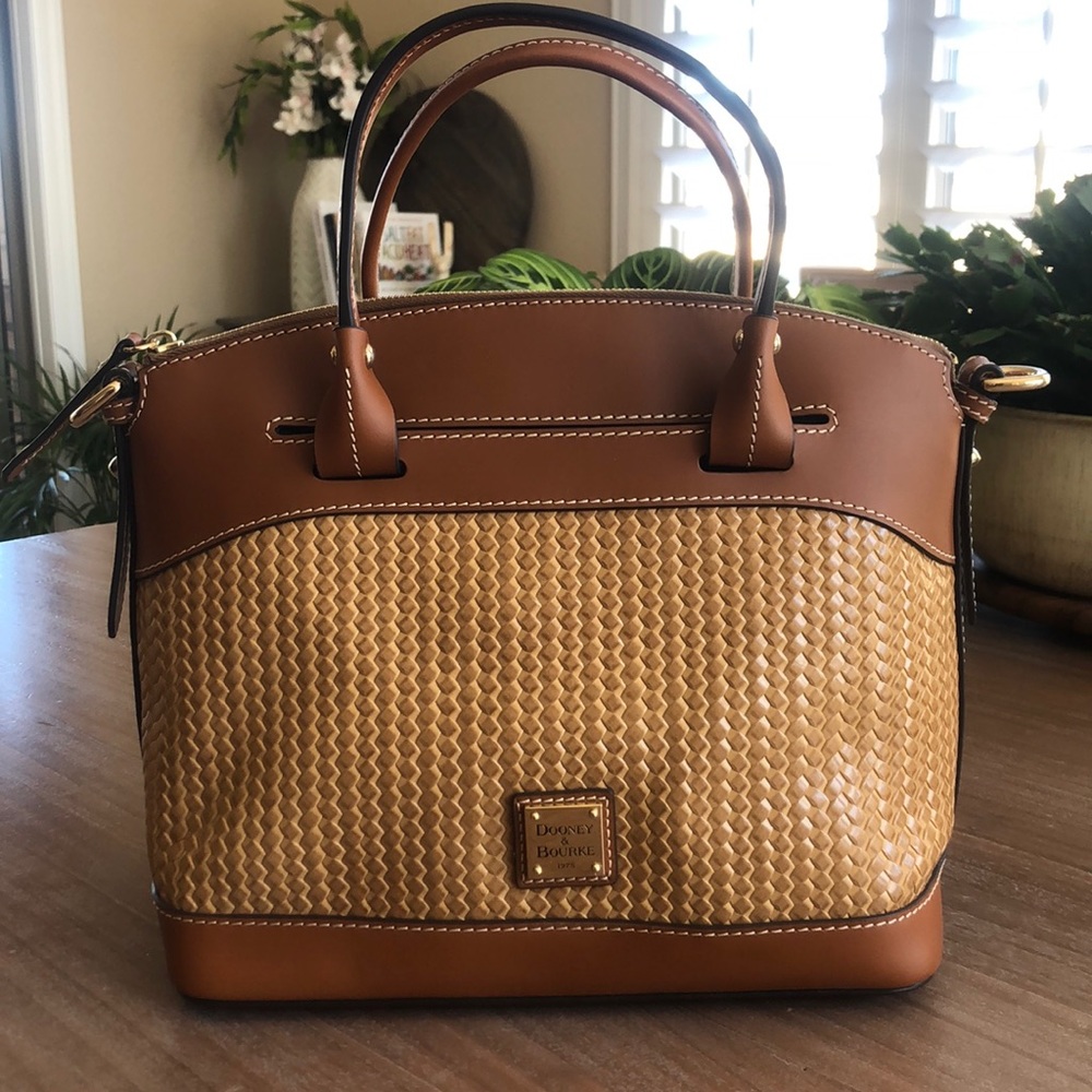 Dooney & Bourke Beacon Woven Domed Satchel